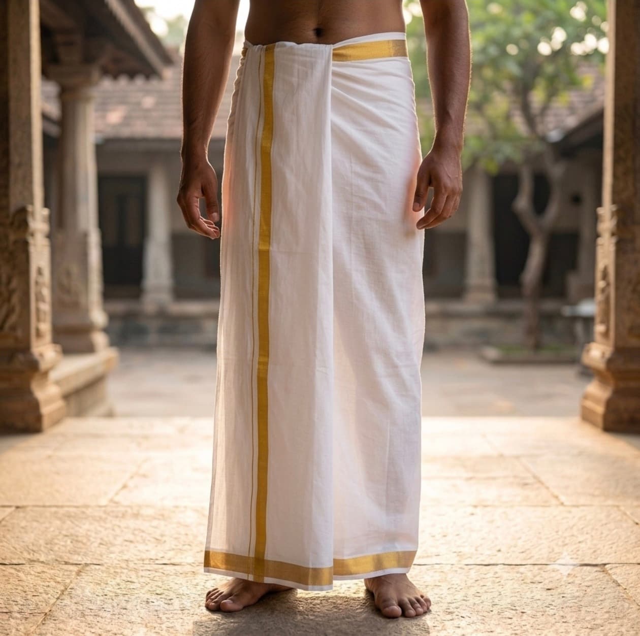 White Dhoti